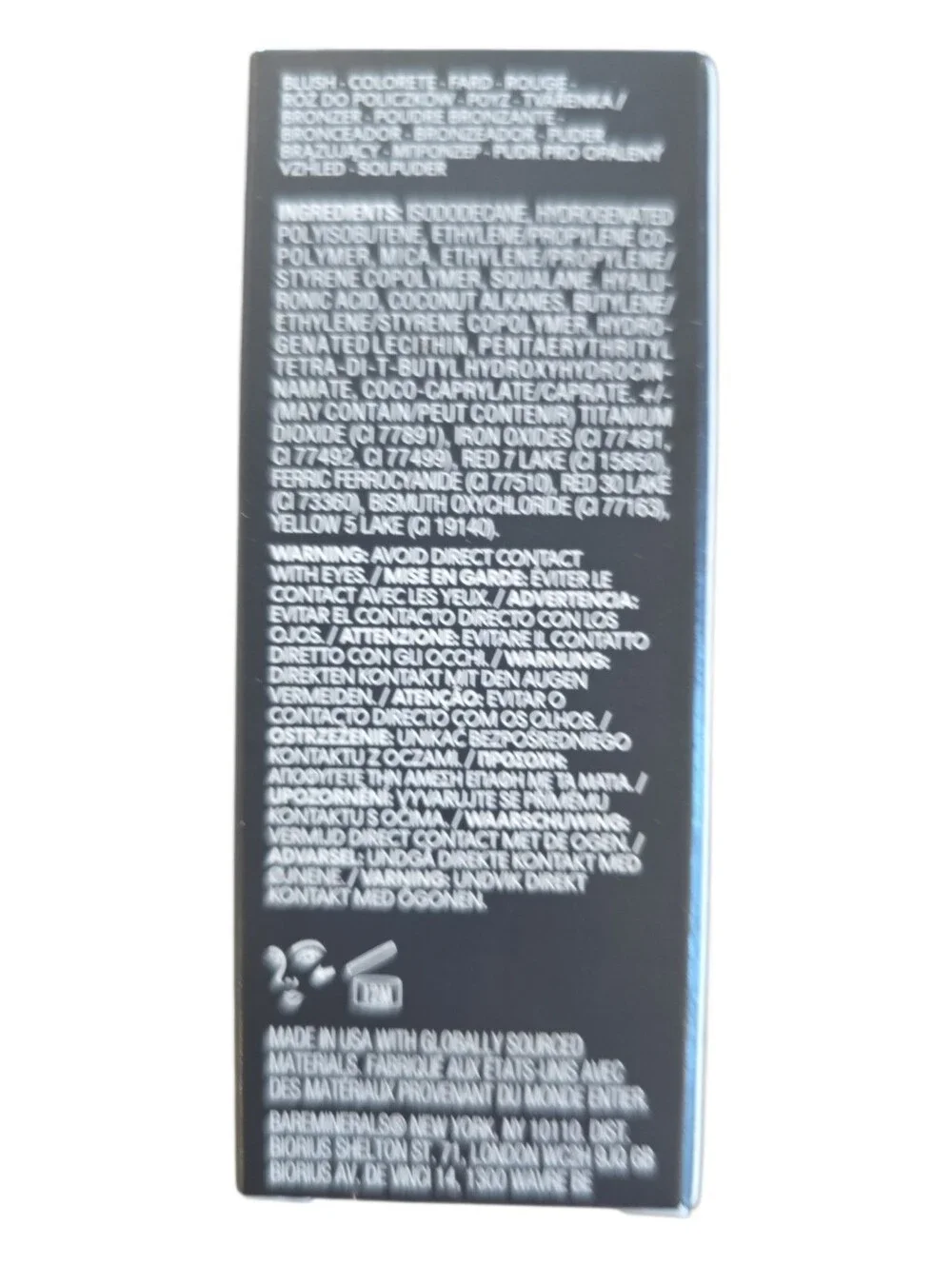 Bare Minerals Complexion Rescue Bronzer In Kiss Of Pink NIB 0.51oz Retail $28
